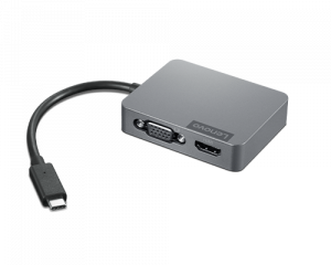 Lenovo 4X91A30366 laptop dock/port replicator Wired USB 2.0 Type-C Grey