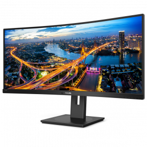 Philips B Line 345B1C/00 computer monitor Quad HD 86.4 cm (34") 3440 x 1440 pixels LCD Black