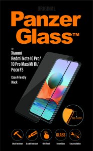 PanzerGlass ® Xiaomi Redmi Note 10 Pro | Max | Mi 11i | Poco F3 | Screen Protector Glass