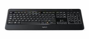 Logitech Wireless Illuminated K800 keyboard RF Wireless QWERTY Nordic Black