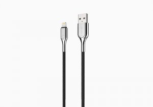 Cygnett CY2669PCCAL lightning cable 1 m Black, Stainless steel
