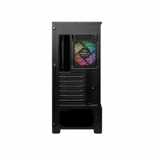 MSI MAG FORGE 111R Mid Tower Gaming Computer Case 'Black, 1x 120mm ARGB PWM Fan, 1-6 ARGB Hub, Mystic Light Sync, Tempered Glass Panel, ATX, mATX, mini-ITX'