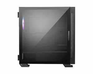 MSI MAG VAMPIRIC 300R Mid Tower Gaming Computer Case 'Black, 1x 120mm ARGB Fan, USB Type-C, Tempered Glass, Center, E-ATX, ATX, mATX, mini-ITX'