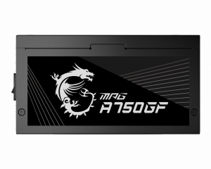 MSI MPG A750GF UK PSU '750W, 80 Plus Gold certified, Fully Modular, 100% Japanese Capacitor, Flat Cables, ATX Power Supply Unit, UK Powercord, Black, Support Latest GPU'