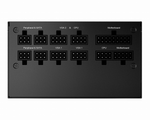 MSI MPG A850GF UK PSU '850W, 80 Plus Gold certified, Fully Modular, 100% Japanese Capacitor, Flat Cables, ATX Power Supply Unit, UK Powercord, Black, Support Latest GPU'