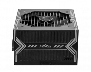 MSI MAG A650BN UK PSU '650W, 80 Plus Bronze certified, 12V Single-Rail, DC-to-DC Circuit, 120mm Fan, Non-Modular, Sleeved Cables, ATX Power Supply Unit, UK Powercord, Black'