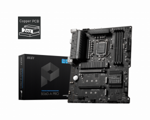 MSI B560-A PRO motherboard Intel B560 LGA 1200 (Socket H5) ATX