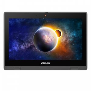 ASUS BR1100FKA-BP0123RA-3Y laptop Hybrid (2-in-1) 29.5 cm (11.6") Touchscreen HD Intel® Celeron® N N4500 4 GB DDR4-SDRAM 64 GB eMMC Wi-Fi 6 (802.11ax) Windows 10 Pro Education Black, Grey