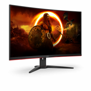 AOC G2 C32G2AE/BK LED display 80 cm (31.5") 1920 x 1080 pixels Full HD Black, Red