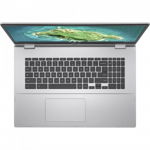 ASUS Chromebook CX1700CKA-AU0021 43.9 cm (17.3") Full HD Intel® Pentium® Silver N6000 4 GB LPDDR4x-SDRAM 128 GB eMMC Wi-Fi 6 (802.11ax) ChromeOS Silver