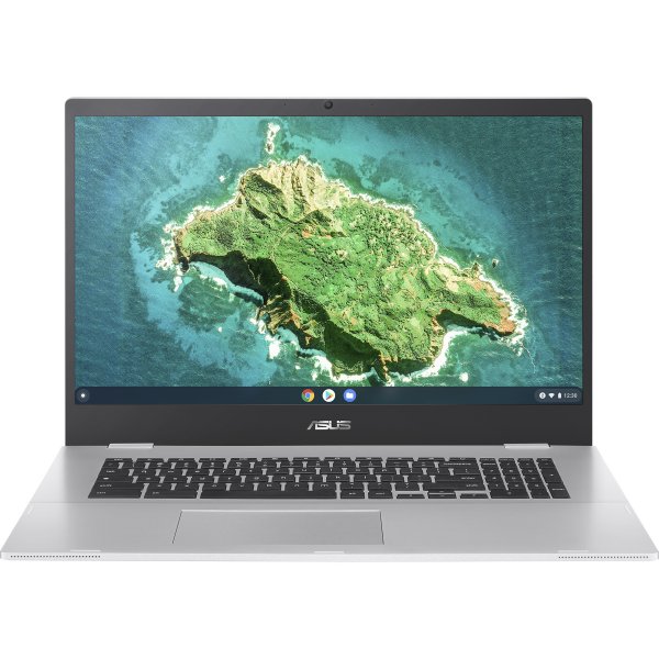 ASUS Chromebook CX1700CKA-AU0021 43.9 cm (17.3") Full HD Intel® Pentium® Silver N6000 4 GB LPDDR4x-SDRAM 128 GB eMMC Wi-Fi 6 (802.11ax) ChromeOS Silver