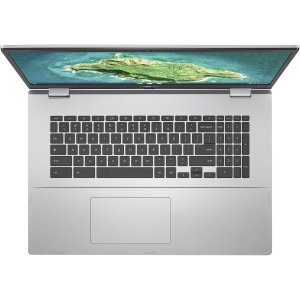 ASUS Chromebook CX1700CKA-AU0021 43.9 cm (17.3") Full HD Intel® Pentium® Silver N6000 4 GB LPDDR4x-SDRAM 128 GB eMMC Wi-Fi 6 (802.11ax) ChromeOS Silver