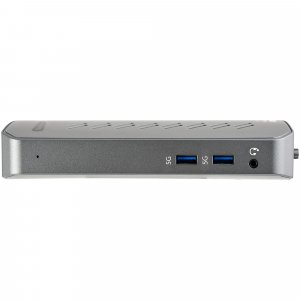 StarTech.com USB-C USB-A Dock - Hybrid Universal USB 3.0 Docking Station for USB-C or USB-A Laptop - Dual Monitor 4K 60Hz HDMI/DisplayPort - 6x USB-A, GbE - USB 3.1 Gen 1 - Windows/Mac