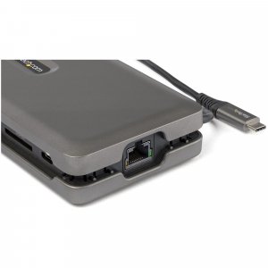 StarTech.com USB C Multiport Adapter - USB C to 4K 60Hz HDMI 2.0 - 2-Port 10Gbps USB Hub - 100W Power Delivery Pass-through - GbE - SD/MicroSD - USB Type-C Mini Dock - 10" Cable