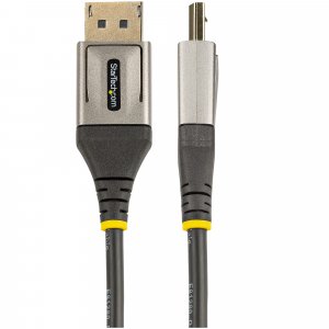 StarTech.com 3ft (1m) VESA Certified DisplayPort 1.4 Cable - 8K 60Hz HDR10 - Ultra HD 4K 120Hz Video - DP 1.4 Cable / Cord - For Monitors/Displays - DisplayPort to DisplayPort Cable - M/M