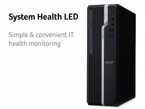 Acer Veriton X X2680G Intel® Core™ i5 i5-11400 8 GB DDR4-SDRAM 256 GB SSD Windows 10 Pro Desktop PC Black