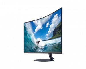 Samsung C27T550FDR 68.6 cm (27") 1920 x 1080 pixels Full HD Blue, Grey