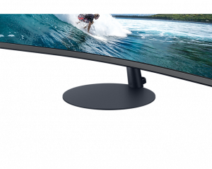 Samsung C27T550FDR 68.6 cm (27") 1920 x 1080 pixels Full HD Blue, Grey
