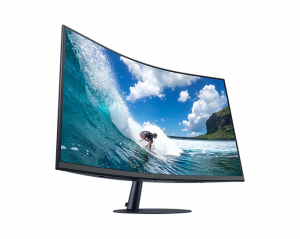 Samsung C27T550FDR 68.6 cm (27") 1920 x 1080 pixels Full HD Blue, Grey