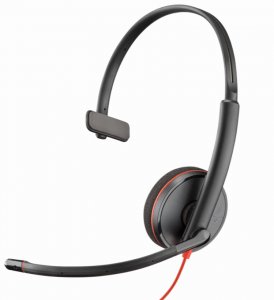 Poly Blackwire 3210, USB-A (Single sided) Wired Headset