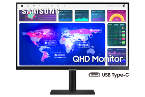 Samsung LS27A600UUUXXU computer monitor 68.6 cm (27") 2560 x 1440 pixels 2K Ultra HD LCD Black