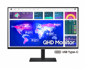 Samsung S60UA 81.3 cm (32") 2560 x 1440 pixels Wide Quad HD LED Black