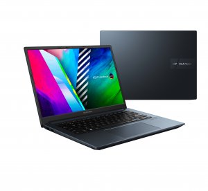 ASUS VivoBook Pro 14 OLED M3401QA-KM065W Laptop 35.6 cm (14") WQXGA+ AMD Ryzen™ 5 5600H 8 GB DDR4-SDRAM 512 GB SSD Wi-Fi 6 (802.11ax) Windows 11 Home Blue