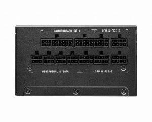 MSI MPG A1000G UK PSU '1000W, 80 Plus Gold certified, Fully Modular, 100% Japanese Capacitor, Flat Cables, ATX Power Supply Unit, UK Powercord, Black, Support Latest GPU'