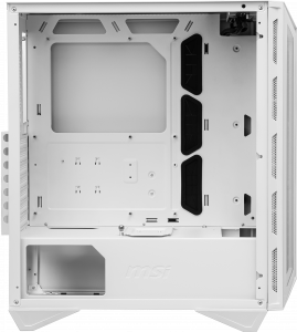 MSI MPG GUNGNIR 110R WHITE Mid Tower Gaming Computer Case 'White, 4x 120mm ARGB Fan, 1 to 6 ARGB Control board, USB Type-C, Tempered Glass, Center, ATX, mATX, mini-ITX'