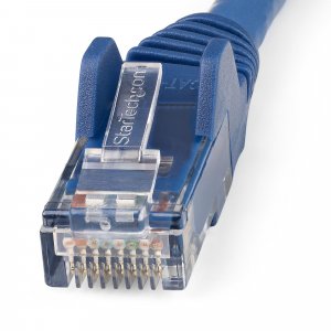 StarTech.com 2m CAT6 Ethernet Cable - LSZH (Low Smoke Zero Halogen) - 10 Gigabit 650MHz 100W PoE RJ45 10GbE UTP Network Patch Cord Snagless with Strain Relief - Blue, CAT 6, ETL Verified, 24AWG