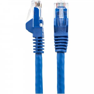 StarTech.com 2m CAT6 Ethernet Cable - LSZH (Low Smoke Zero Halogen) - 10 Gigabit 650MHz 100W PoE RJ45 10GbE UTP Network Patch Cord Snagless with Strain Relief - Blue, CAT 6, ETL Verified, 24AWG