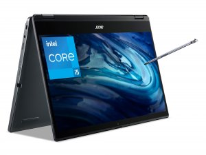 Acer TravelMate TMP414RN-51 Hybrid (2-in-1) 35.6 cm (14") Touchscreen Full HD Intel® Core™ i5 i5-1135G7 8 GB DDR4-SDRAM 256 GB SSD Wi-Fi 6 (802.11ax) Windows 10 Pro Black