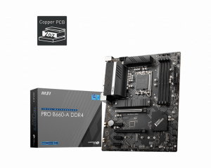 MSI PRO B660-A DDR4 motherboard Intel B660 LGA 1700 ATX