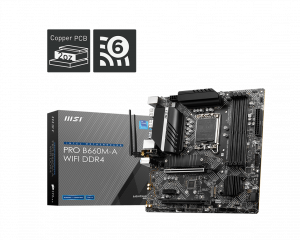 MSI PRO B660M-A WIFI DDR4 motherboard Intel B660 LGA 1700 micro ATX