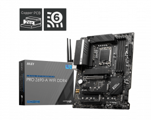 MSI PRO Z690-A WIFI DDR4 motherboard Intel Z690 LGA 1700 ATX