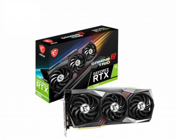 MSI GAMING RTX 3080 Z TRIO 10G LHR graphics card NVIDIA GeForce RTX 3080 10 GB GDDR6X
