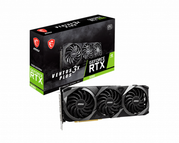 MSI VENTUS RTX 3080 3X PLUS 12G OC LHR NVIDIA GeForce RTX 3080 12 GB GDDR6X