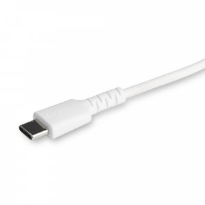 StarTech.com 3 foot (1m) Durable White USB-C to Lightning Cable - Heavy Duty Rugged Aramid Fiber USB Type A to Lightning Charger/Sync Power Cord - Apple MFi Certified iPad/iPhone 12
