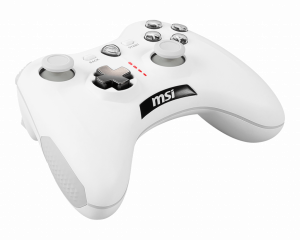 MSI FORCE GC30 V2 WHITE Wireless Gaming Controller 'PC and Android ready, Upto 8 hours battery usage, adjustable D-Pad cover, Dual vibration motors, Ergonomic design'