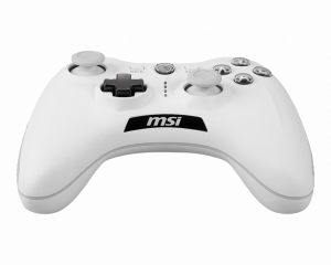 MSI FORCE GC30 V2 WHITE Wireless Gaming Controller 'PC and Android ready, Upto 8 hours battery usage, adjustable D-Pad cover, Dual vibration motors, Ergonomic design'