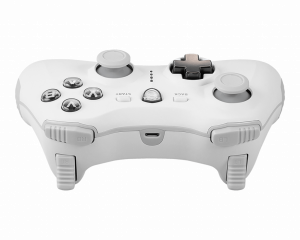 MSI FORCE GC30 V2 WHITE Wireless Gaming Controller 'PC and Android ready, Upto 8 hours battery usage, adjustable D-Pad cover, Dual vibration motors, Ergonomic design'