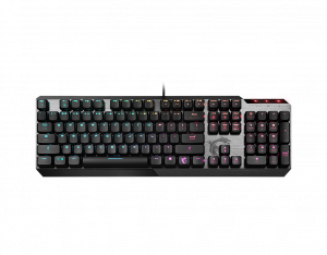 MSI VIGOR GK50 LOW PROFILE Mechanical Gaming Keyboard 'UK-Layout, KAILH Low-Profile Switches, Multi-Layer RGB LED Backlit, Tactile, Floating Key Design'