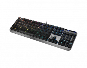 MSI VIGOR GK50 LOW PROFILE Mechanical Gaming Keyboard 'UK-Layout, KAILH Low-Profile Switches, Multi-Layer RGB LED Backlit, Tactile, Floating Key Design'