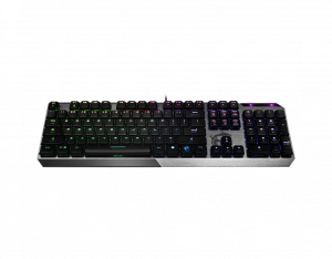 MSI VIGOR GK50 LOW PROFILE Mechanical Gaming Keyboard 'UK-Layout, KAILH Low-Profile Switches, Multi-Layer RGB LED Backlit, Tactile, Floating Key Design'