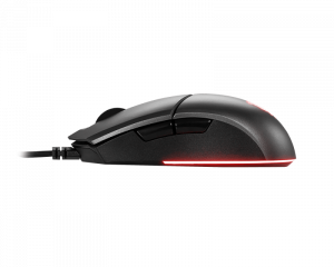 MSI CLUTCH GM11 WHITE Gaming Mouse '2-Zone RGB, upto 5000 DPI, 6 Programmable button, Symmetrical design, OMRON Switches, Center'