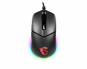 MSI CLUTCH GM11 WHITE Gaming Mouse '2-Zone RGB, upto 5000 DPI, 6 Programmable button, Symmetrical design, OMRON Switches, Center'