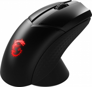 MSI CLUTCH GM41 LIGHTWEIGHT WIRELESS Gaming Mouse 'RGB, upto 20000 DPI, low latency, 74g weight, 80 hours battery life, 6 Programmable button, Symmetrical design, OMRON Switches, Dragon Center'