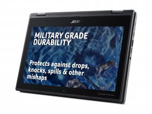 Acer Chromebook R752TN-C32N N4020 29.5 cm (11.6") Touchscreen HD Intel® Celeron® N 4 GB LPDDR4-SDRAM 32 GB Flash Wi-Fi 5 (802.11ac) ChromeOS Black