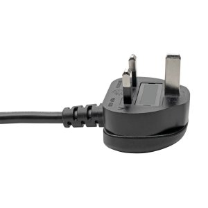 Tripp Lite P056-006-10A UK Computer Power Cord, BS1363 to C13 - 10A, 250V, 18 AWG, 6 ft. (1.83 m), Black