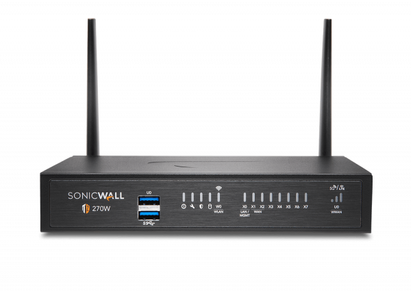 SonicWall TZ270W hardware firewall 2000 Mbit/s
